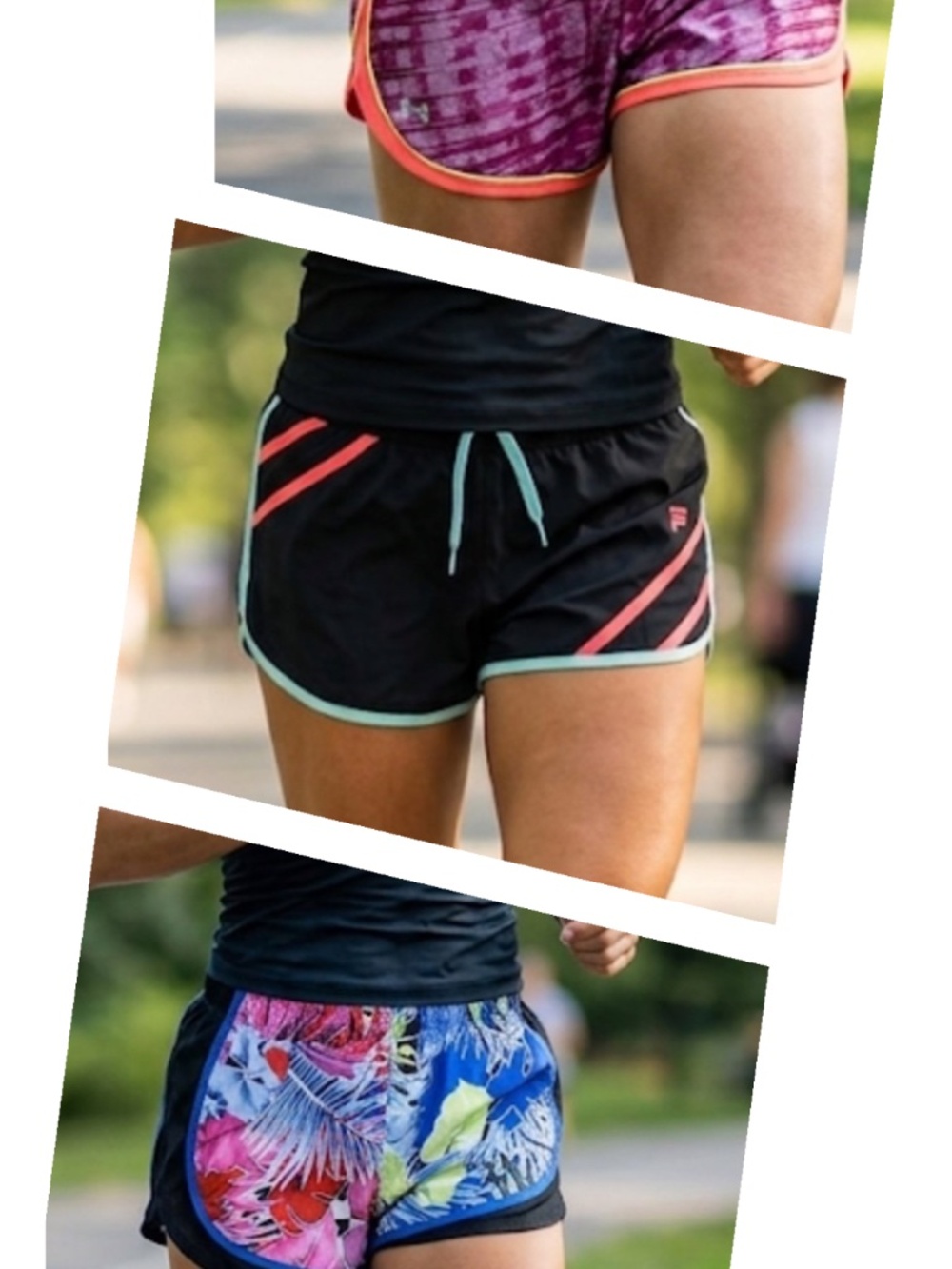 3 Pair EUC NIKE, Under Armour, Fila - sport shorts (M)
